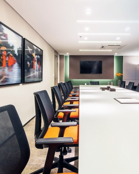 Coworking em Fortaleza Sala de Reunião Vert